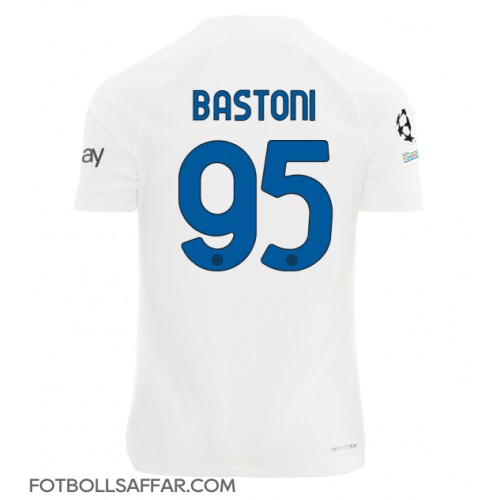 Inter Milan Alessandro Bastoni #95 Bortatröja 2023-24 Kortärmad